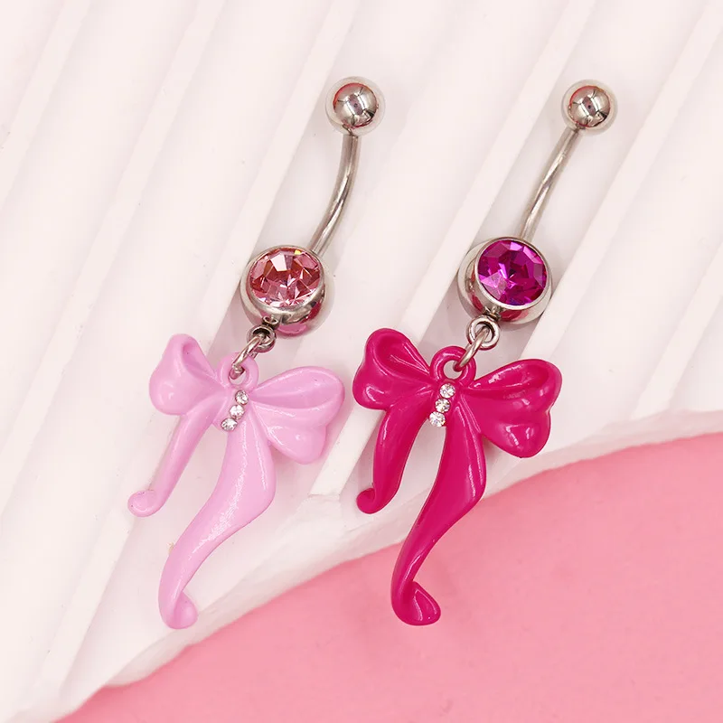 Cat\'s Claw Belly Button Rings for Women Flamingo Navel Rings Buckle Demon Bull\'s Eye Belly Piercing Jewelry Stainless Steel