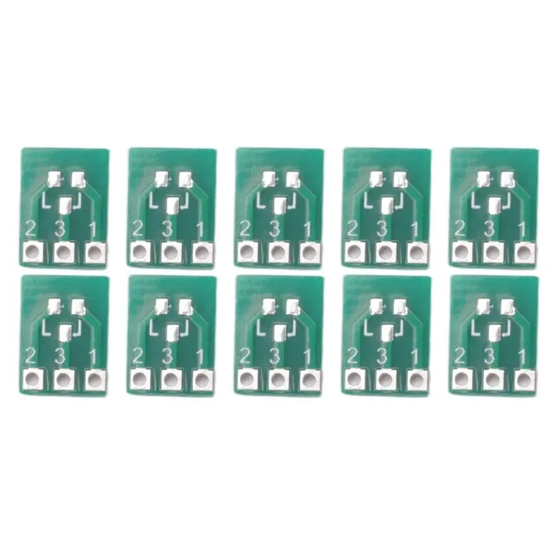 Smart-SOT23 SOT23-3 Turn SIP3 Double-Side SMD Turn DIP SIP3 Adapter Converter Plate SOT SIP IC Socket PCB Board DIY Kit