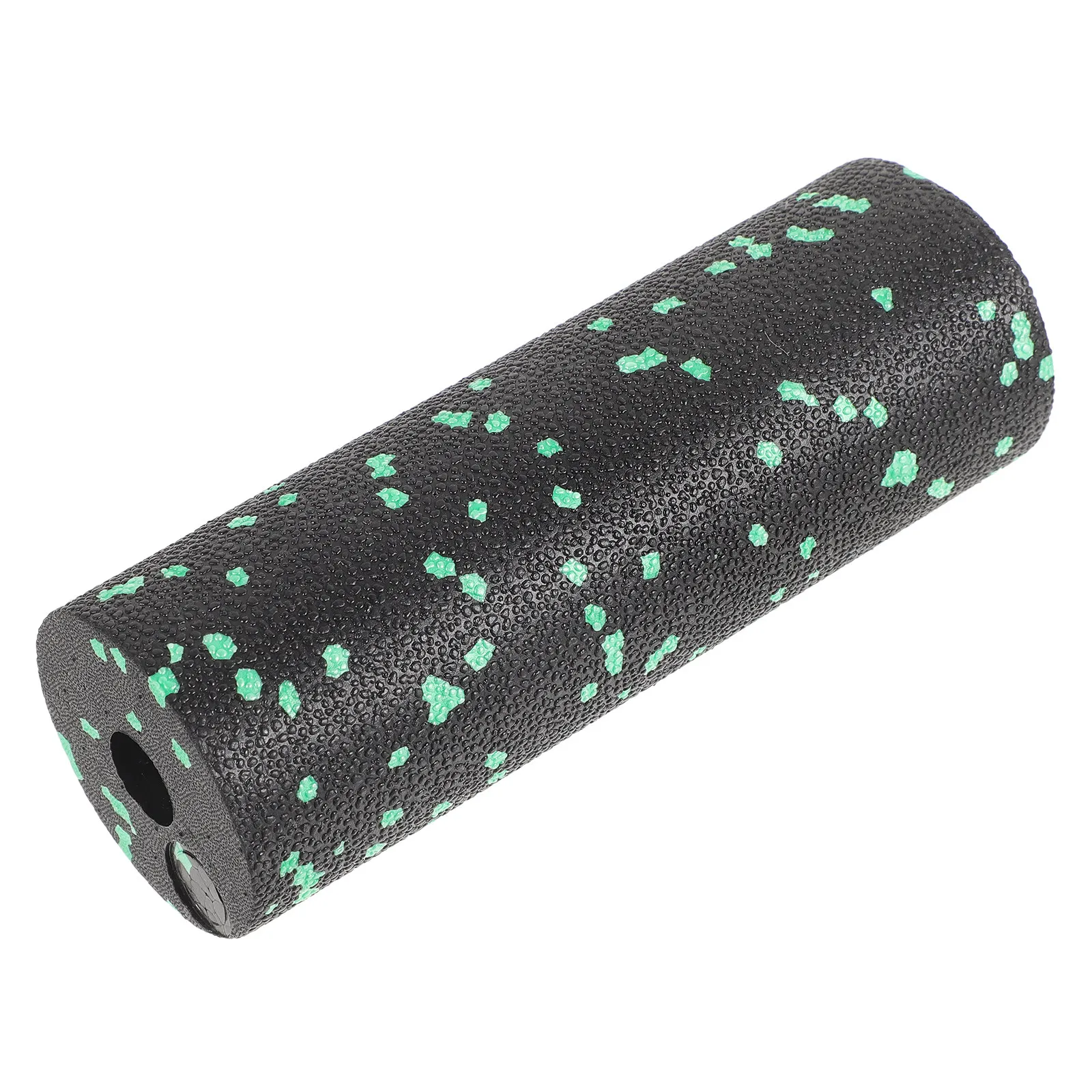 Column Foam Roller Green Portable Muscle Relaxer Balance Trainer Massager Small Size Lightweight Non Slip Surface