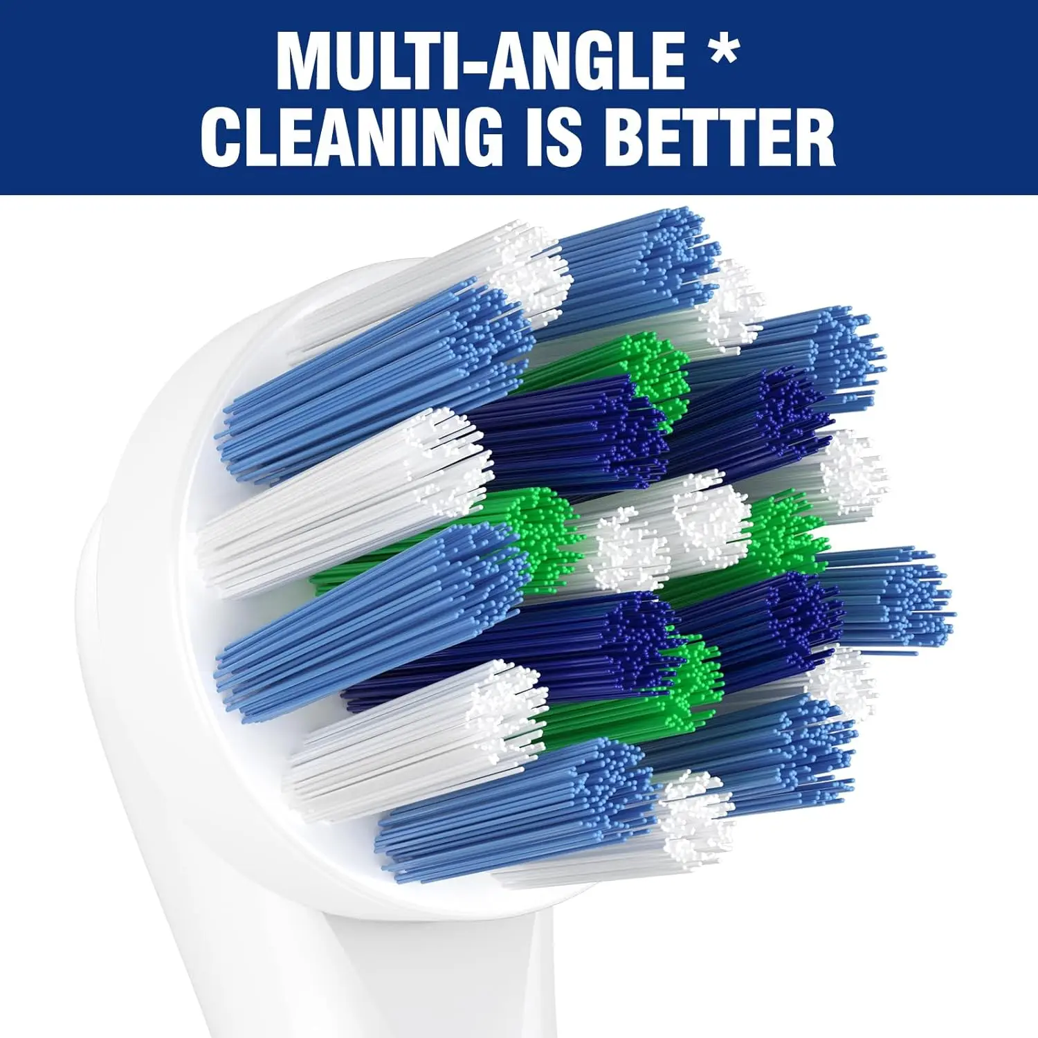 Replacement Brush Head Cross Action Multi Angle Deep Clean Teeth Refills for Oral B Electric Toothbrush Nozzles EB50