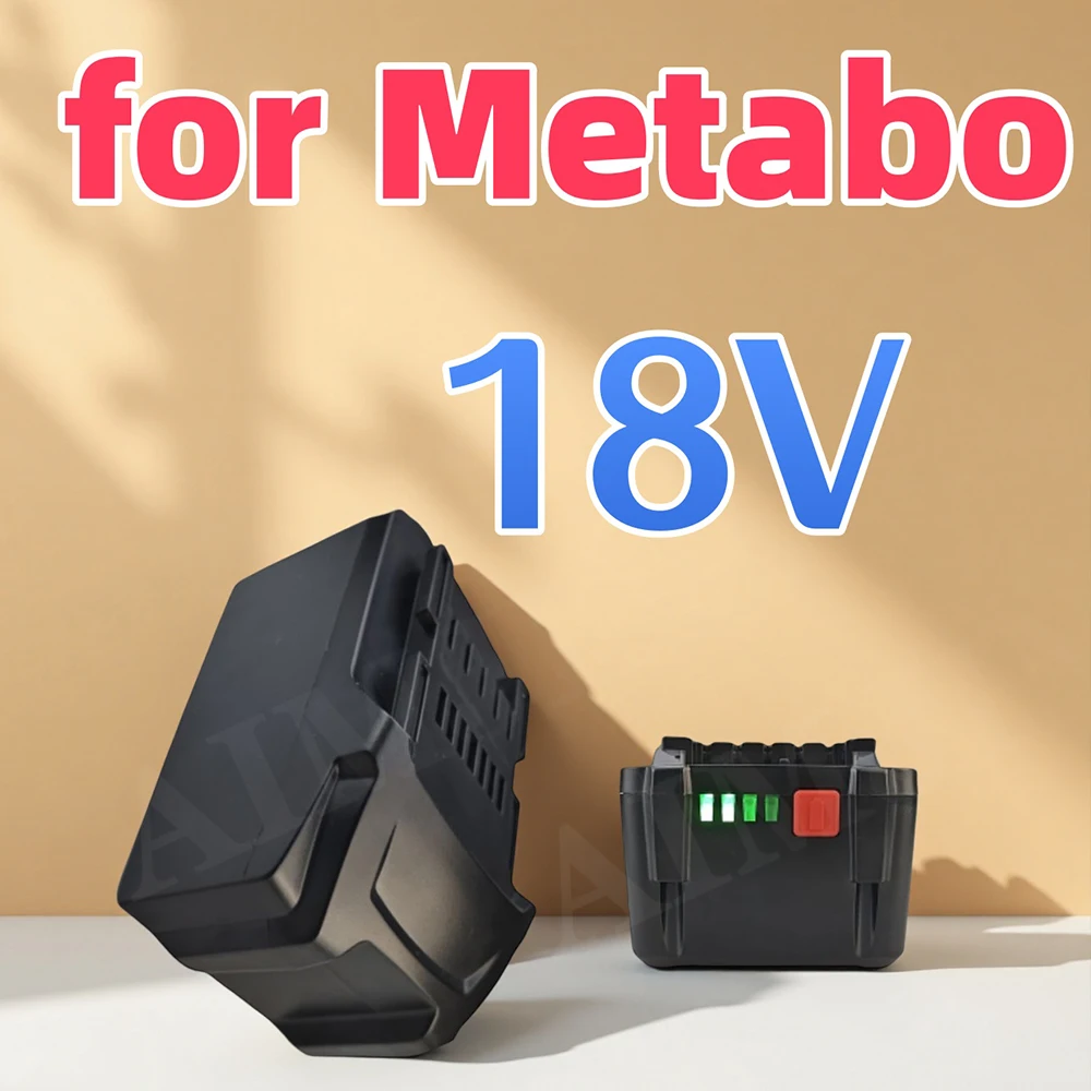 

for Metabo cordless Drill drive hammer 18V 5200mAh Lastest Upgraed Rechargeable Li-ion Power Tool Battery