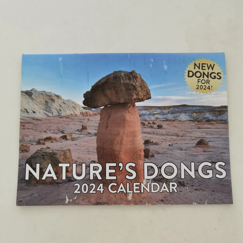 Calendario Nature Dongs 2024, regalo divertido para adultos