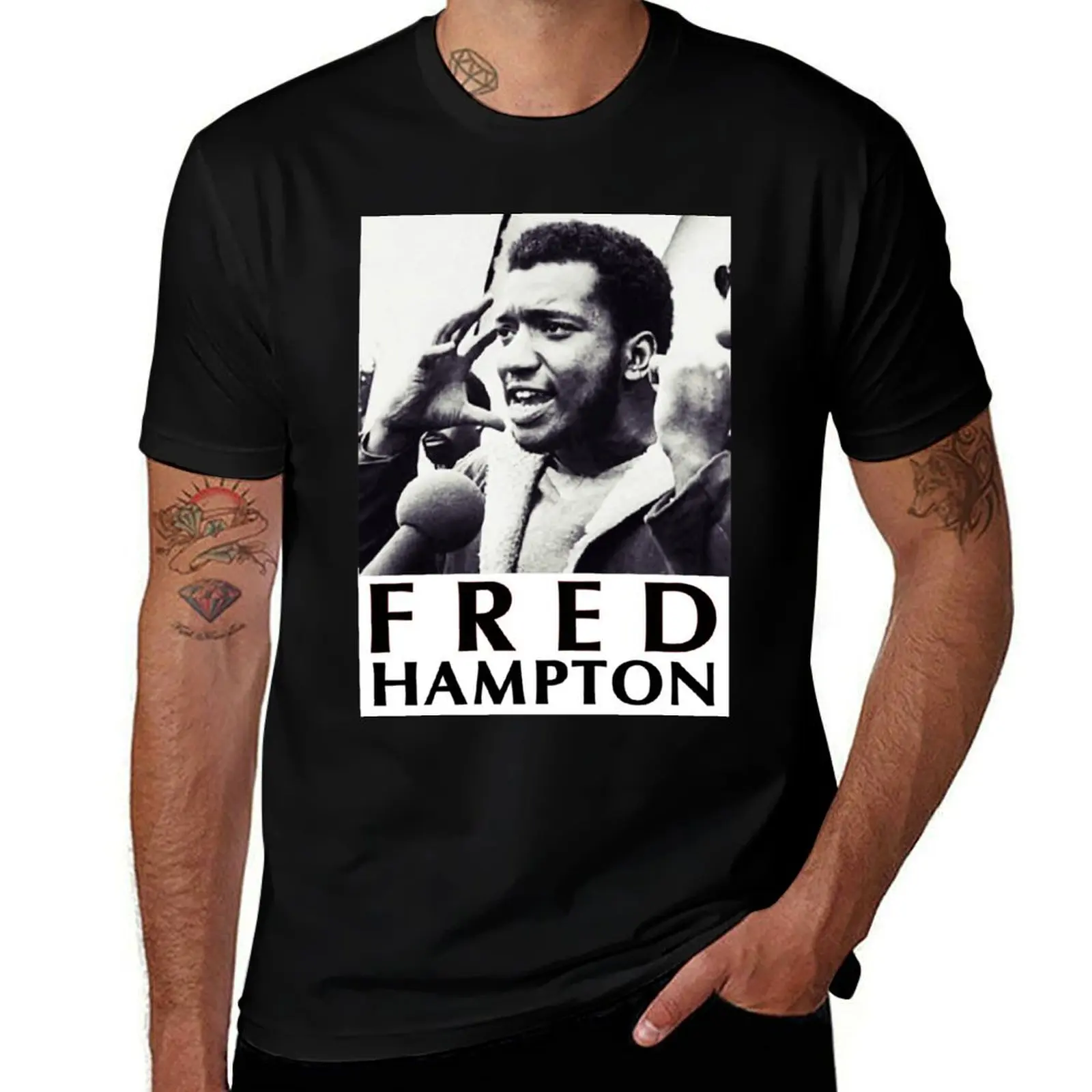 

Fred Hampton T-Shirt summer clothes anime shirt new gifts and t-shirts plus size tops Men's t-shirts