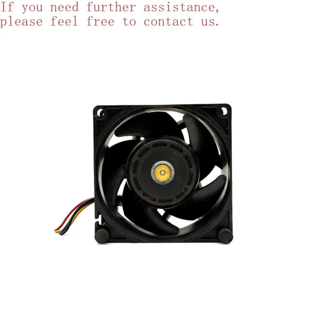 8CM Powerful High Airflow Cooling Fan 9HV0812P1H6031 12V 3A Server Power Supply PWM Fan For Sanyo（002）
