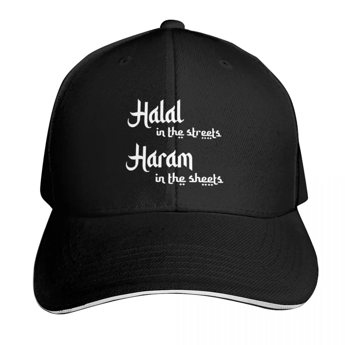 Halal in the streets Haram in the sheets Baseball Cap |-F-| Military Cap Man Sports Cap foam party Hat Women's Hats 2026 Men's