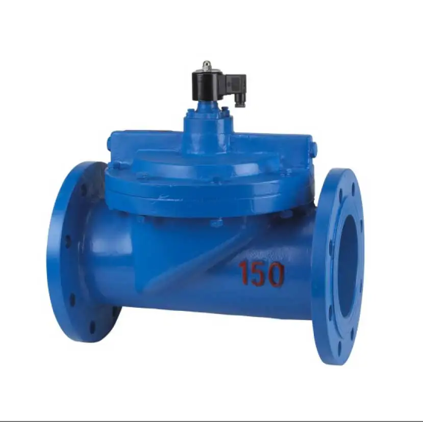 

Large diameter flanged cast iron/stainless steel solenoid valve