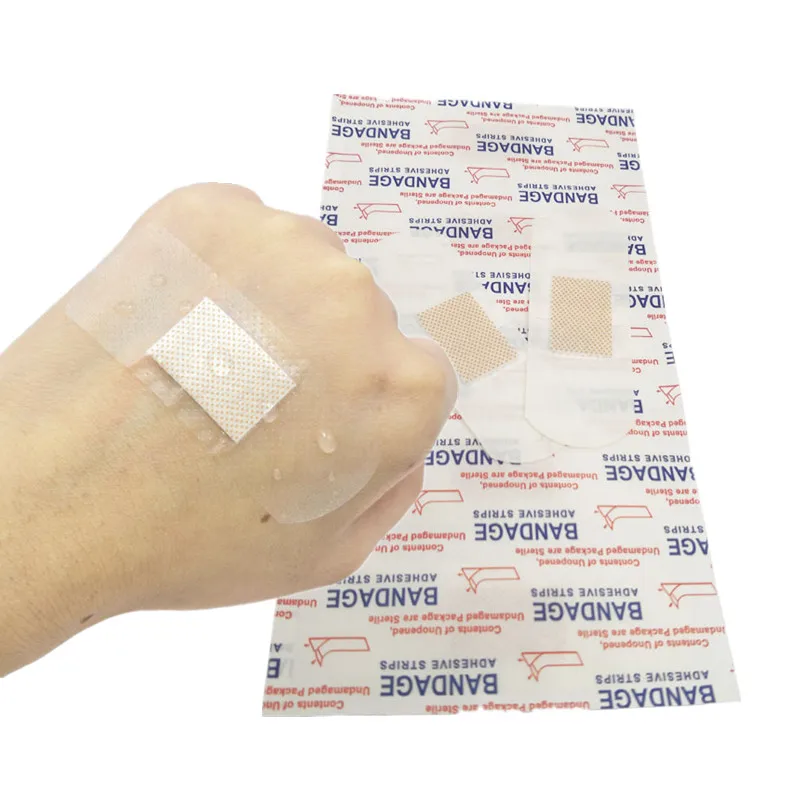 

160pcs/set Transparent Band Aid Waterproof Wound Plasters for First Aid Patch Strips Clear Skin Woundplast Tape