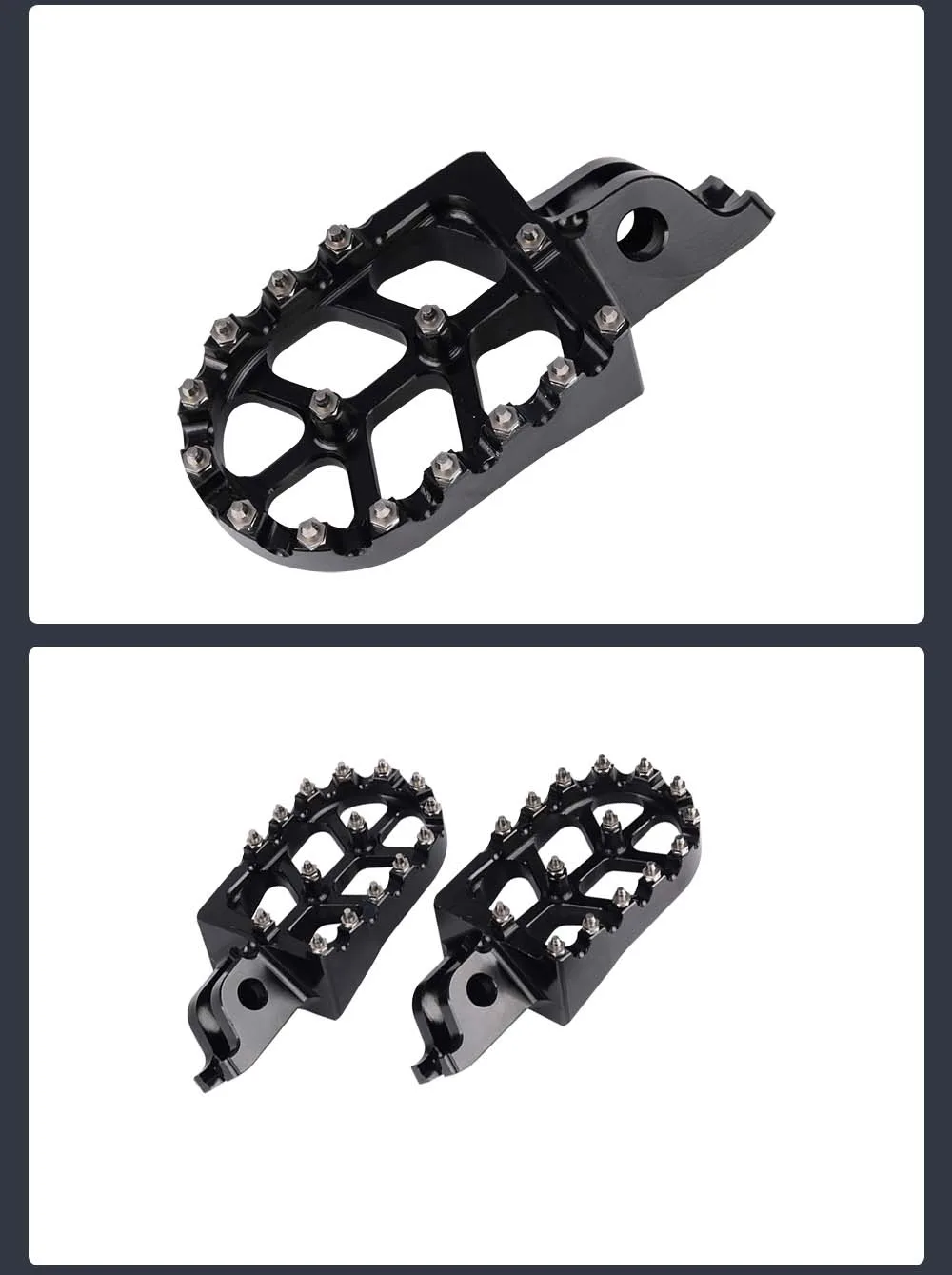 Für Kawasaki KX KLX KXF 250 450 250F 450F 250X 450X 450R KX250 Motorradzubehör Fußrasten Fußpedale Fußstützen – Detail 16