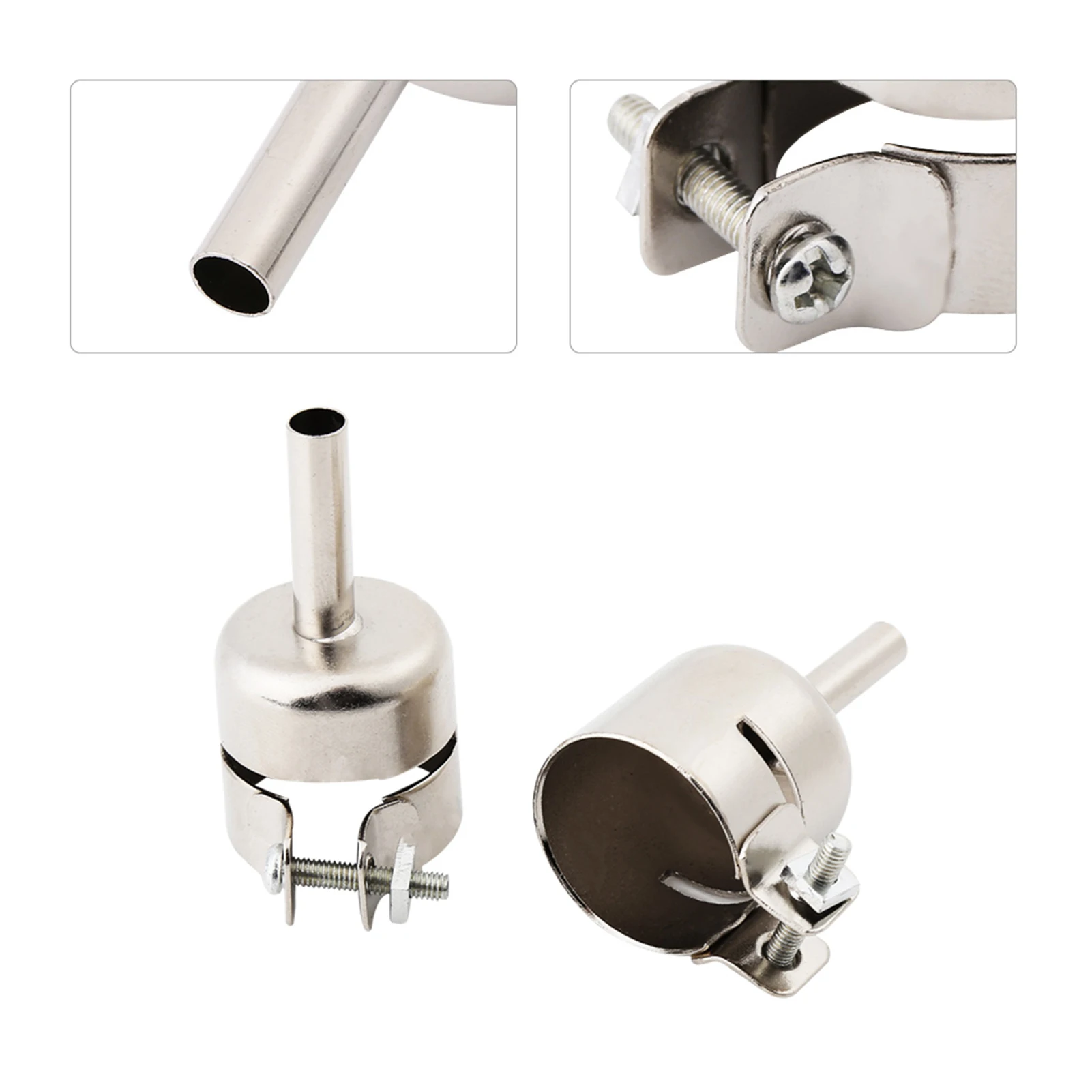 فوهة بندقية الحرارة/مجموعة فوهات المسدس الحراري أطقم لأدوات إصلاح محطة لحام الهواء الساخن 3/4/5/6/7/8/10/12 مللي متر) نصائح الفوهات