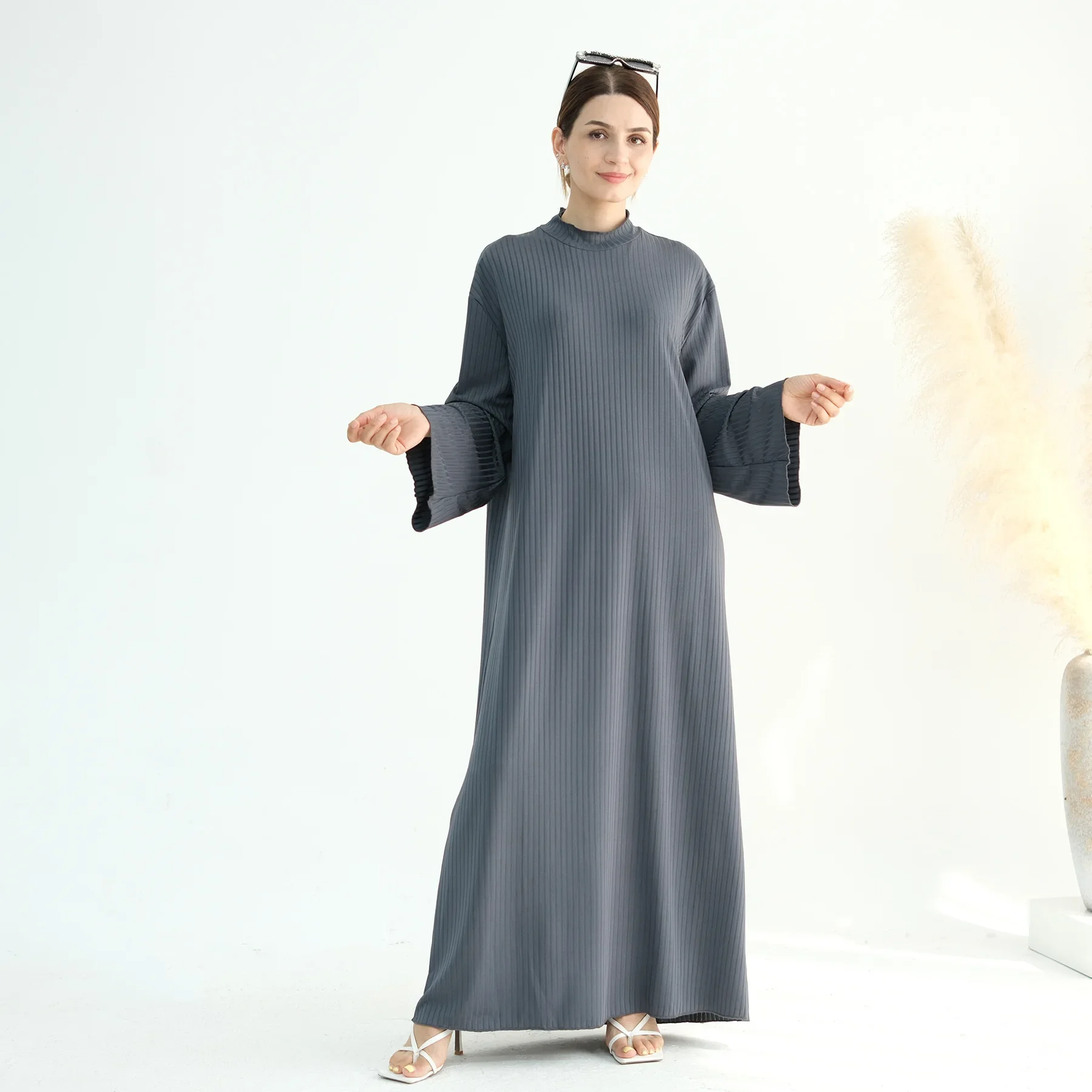 

Женское скромное платье для Ид, абайя для Рамадана, вечерние длинные платья, мусульманское платье 2026, джалабия, марокканский кафтан, дубайский исламский арабский длинный халат