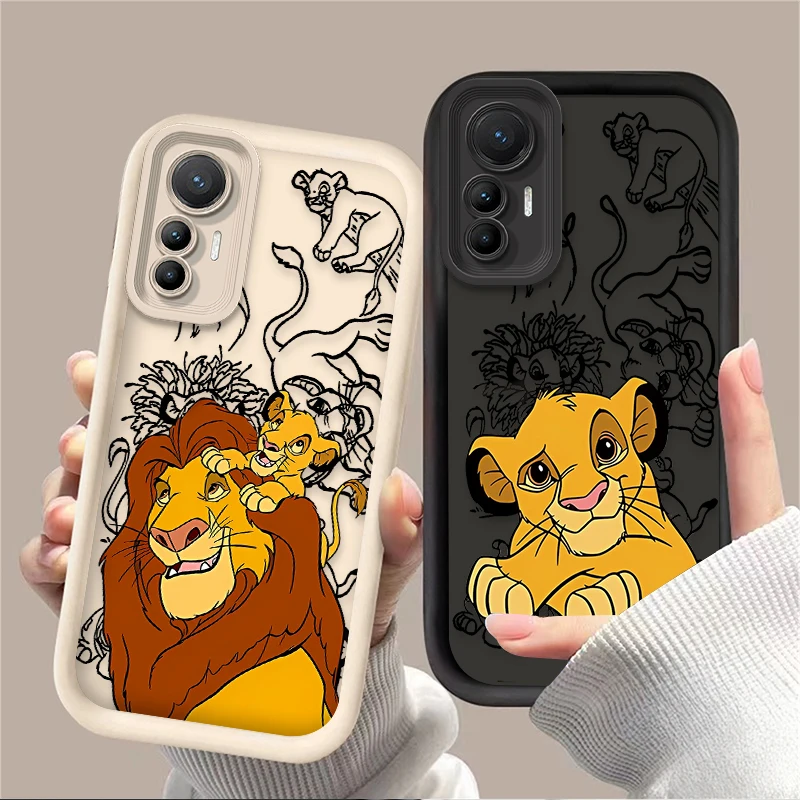 Disney Lion King Simba Case for Xiaomi 14T 13T 12T 11T 13 12 11 Lite 5G NE POCO X6 X5 F6 F5 F3 X4 GT X3 NFC M5S C65 M6 Pro Cover