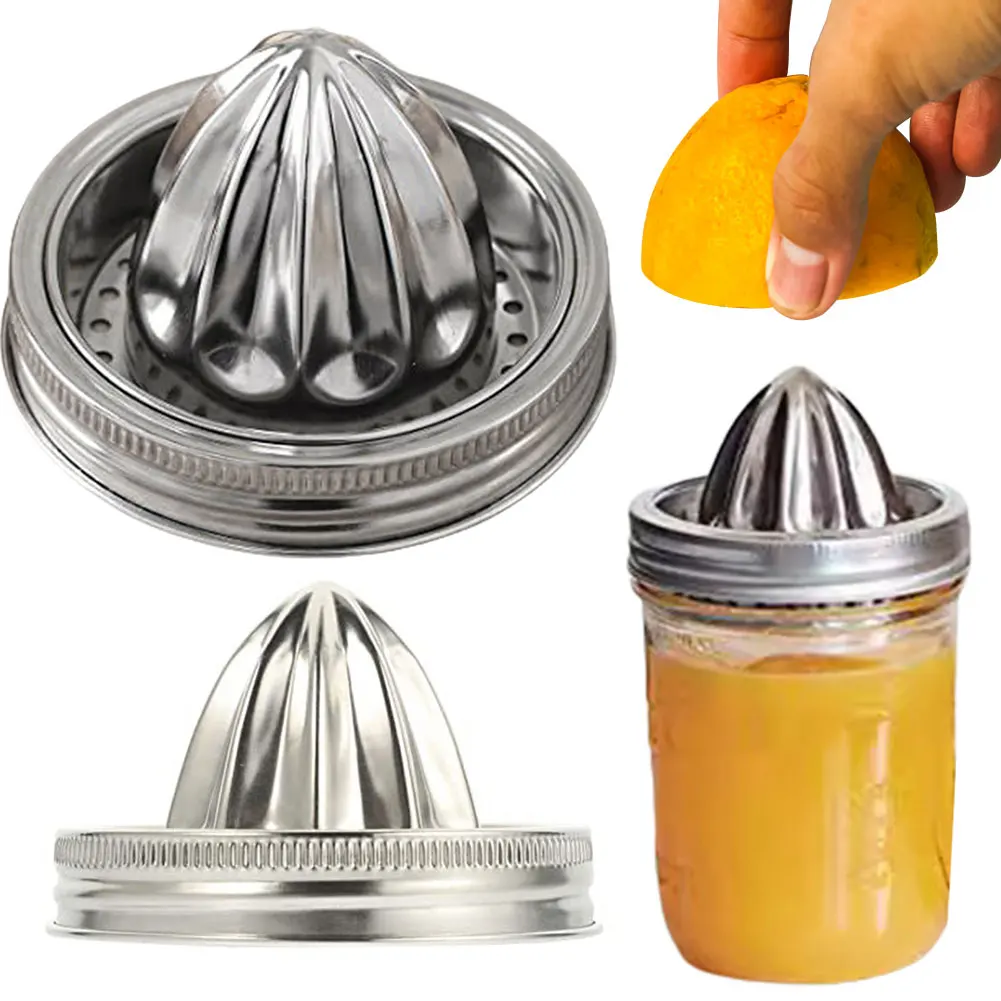 

Stainless Steel Citrus Reamer Lemon Juicer Citrus Lemon Juice Squeezer for Mason Jars