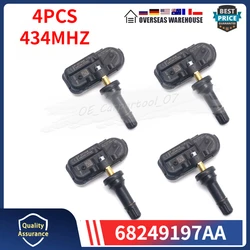 68249197AA 4PCS TIRE PRESSURE SENSOR 68239720AA 68185570AA For 2015-2018 RAM 1500 2500 JEEP CHEROKEE Tyre Monitor System Sensor