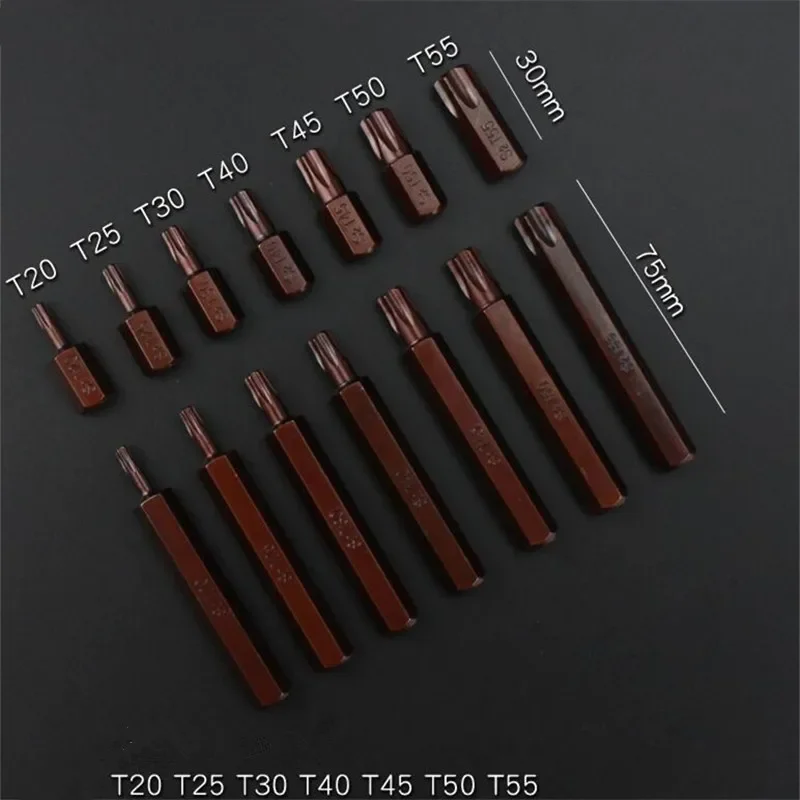 40 Sets S2 Alloy Allen Wrench Auto Repair Tools Spline Pattern Twelve Plum Bite