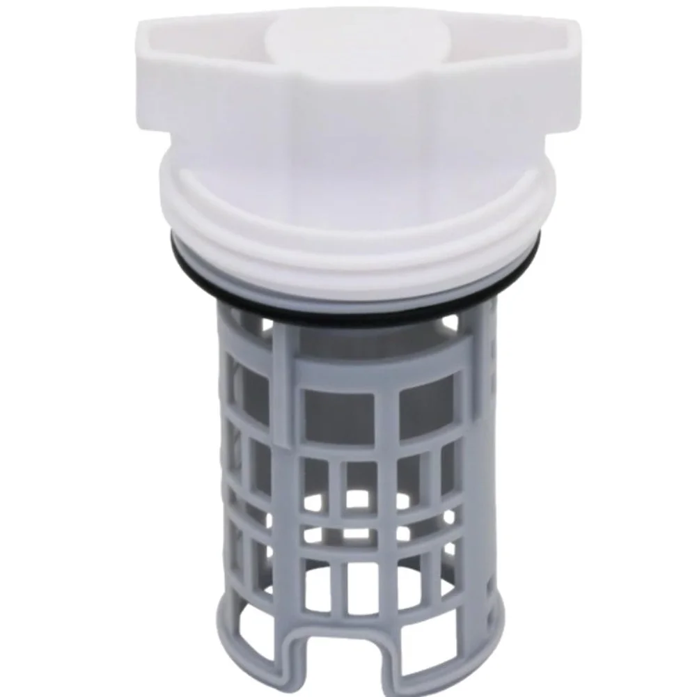 Laundry Washing Machine Drain Pump Filter Replacement Part Captures Debris to Maintain Optimal Operation and Prevent Clogs