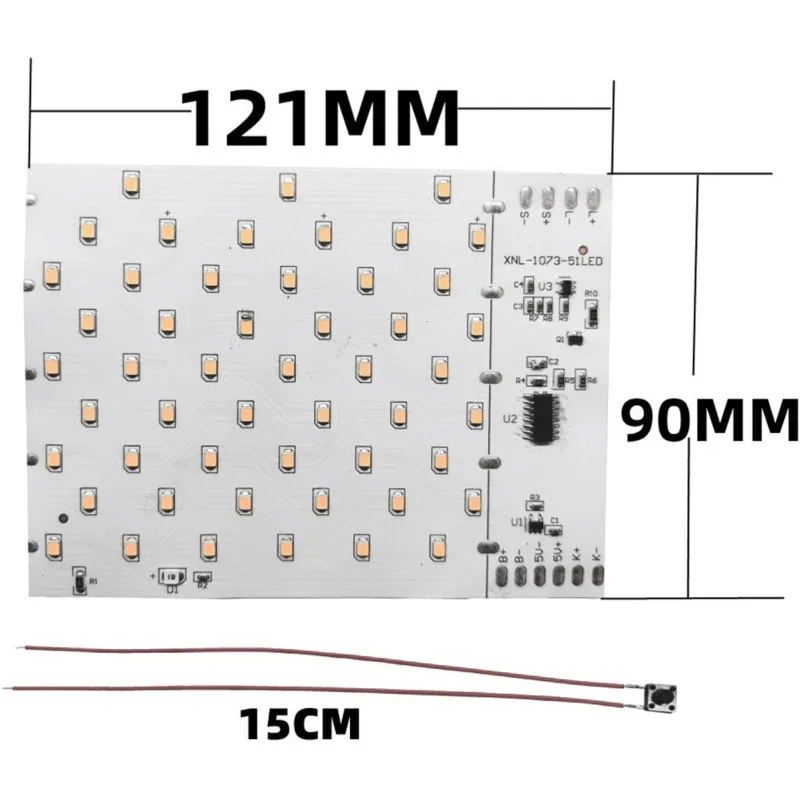 T21C Solar Controller, Solar Light Controller Circuit Board Simulated Solar Torch Flame Lamp DIY Lighting Chip
