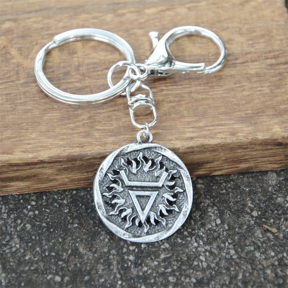 Nostalgia Slavic Veles Symbol Womens Mens Keychain Wealth Talisman Amulet Key Accessories