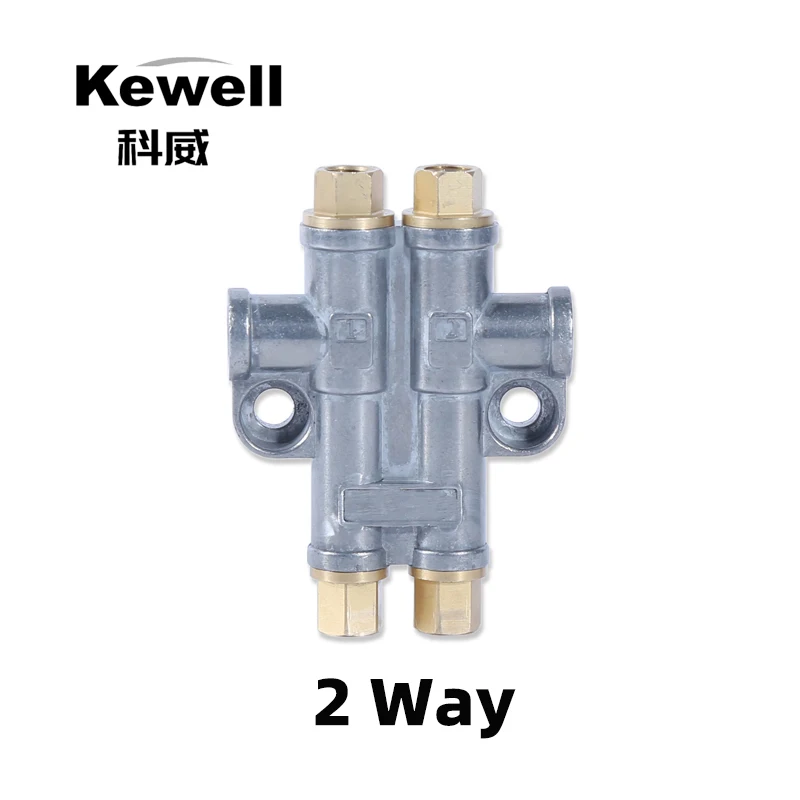 2/3/4/5 Ways Volumetric Oil Piston Distributor Value Manifold Block For Lubrication System/CNC Machine