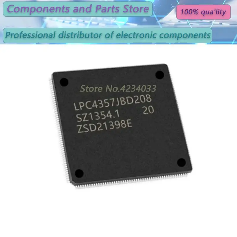 1PCS  LPC4357JBD208  LPC4357JBD20  LPC4357JBD LQFP-208 NEW100%  LPC4 357JBD208