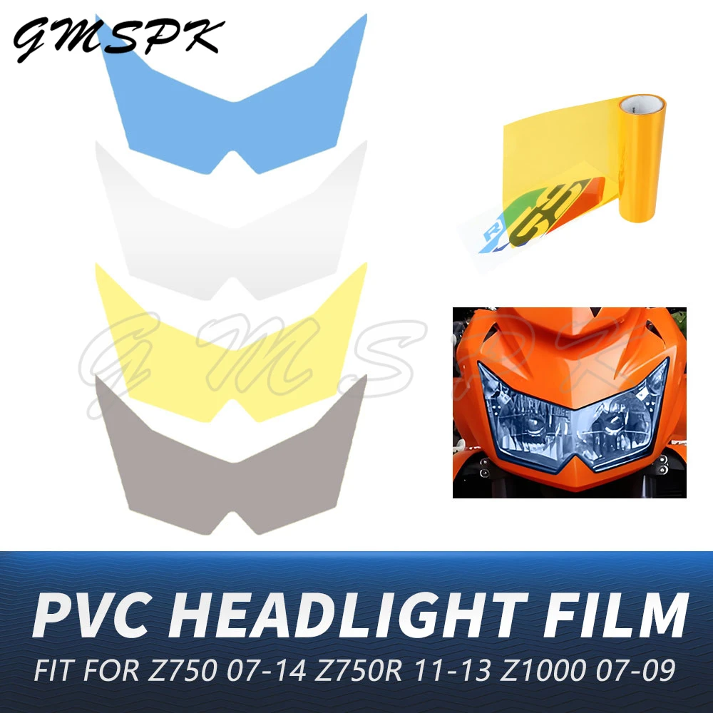 

Motorcycle Front Fairings Headlight Film Sticker Headlamp Head Light Protection Film For KAWASAKI Z750 Z750R Z1000 Z 750 1000
