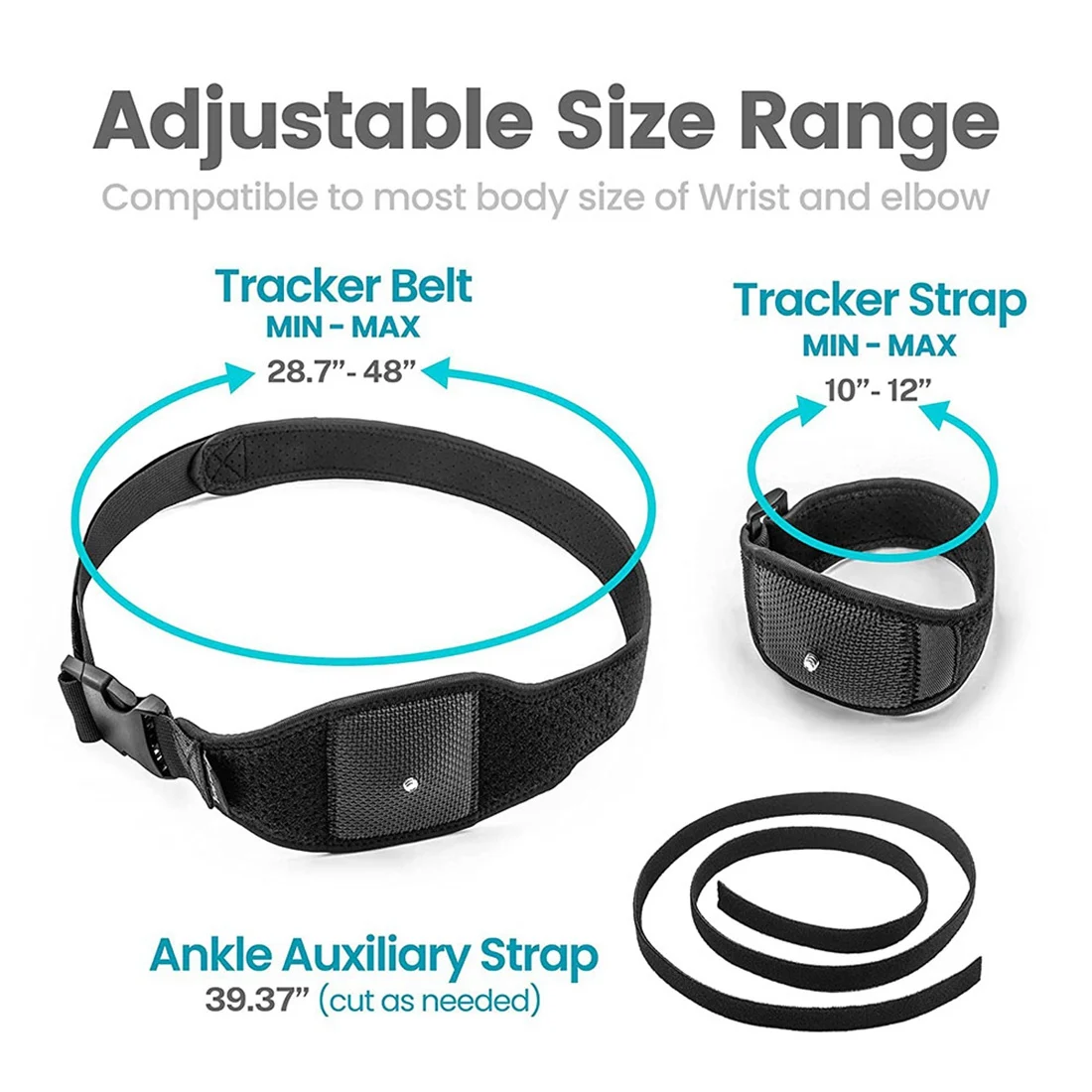 Vive Tracker Belt Vive Tracker Straps para discos de rastreador de sistema HTC Vive, estrutura de rastreamento de corpo inteiro e atualização