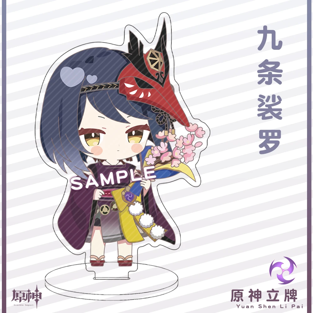 حامل أكريليك أنيمي بتأثير من Genshin ، Yae Miko ، Kaedehara Kazuha ، Arataki ، Itto ، Kujou ، Sara ، لعبة لطيفة ، حلي تأثيري ، هدايا مجسمة