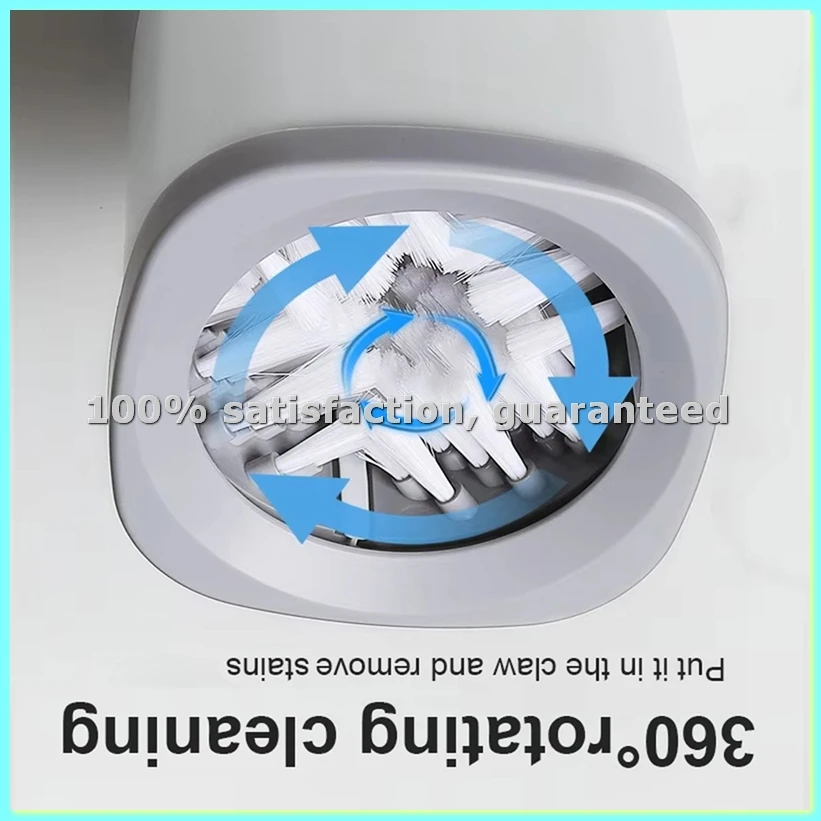 

Автоматическая электрическая мойка для лап животных, съемная, пластиковая, с мягкой и плотной щетиной для чистки кошек и собак, A-AD23