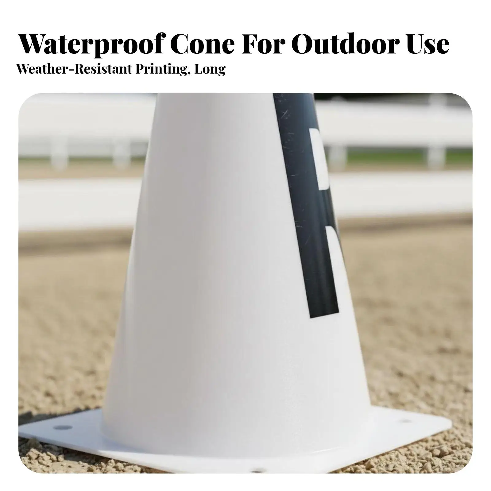 Dressage Letter Cones High Visibility Letters Dressage Letter Cone Lightweight