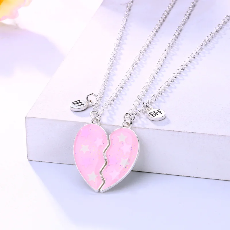 Best Friend Necklace for 2 Girls 