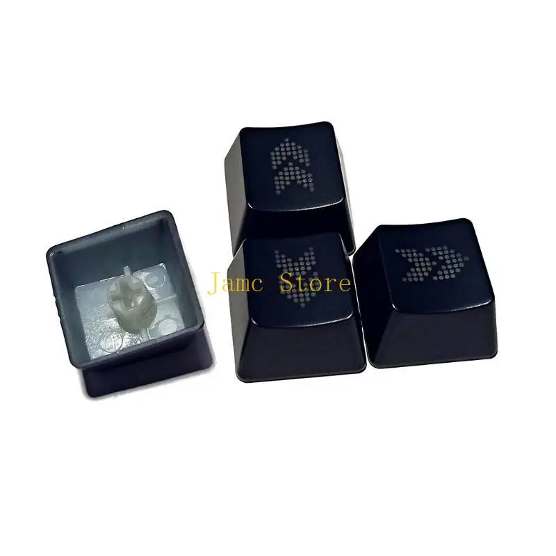 LX0B Only Keycap,DIY ABS Direction Keycaps Backlit Translucent Keycap 4 Keys for Mechanical Keyboard Installation OEM Profile