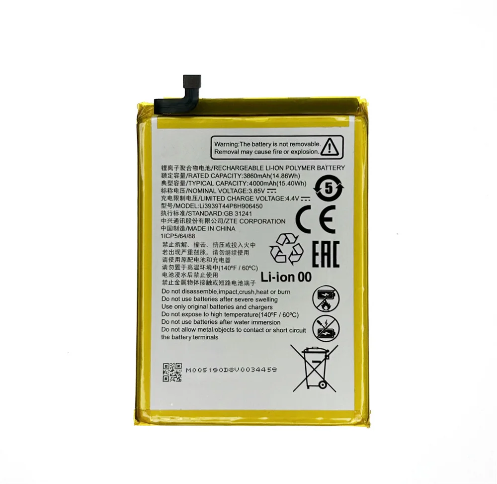 Genuine High Quality Li3939T44P8H906450 For ZTE blade A52 4G/A72