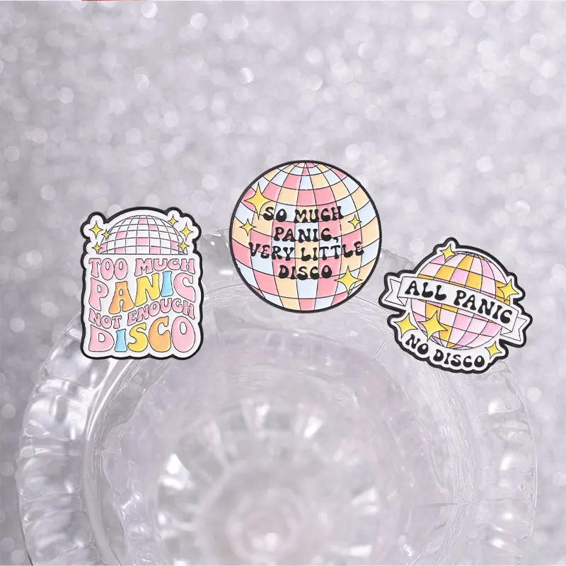 Motivational Badge Craft Hoarder Enamel Pin All Panic No Disco Trying Is Already An Act Of Change Brooch Self‑Care Accessories