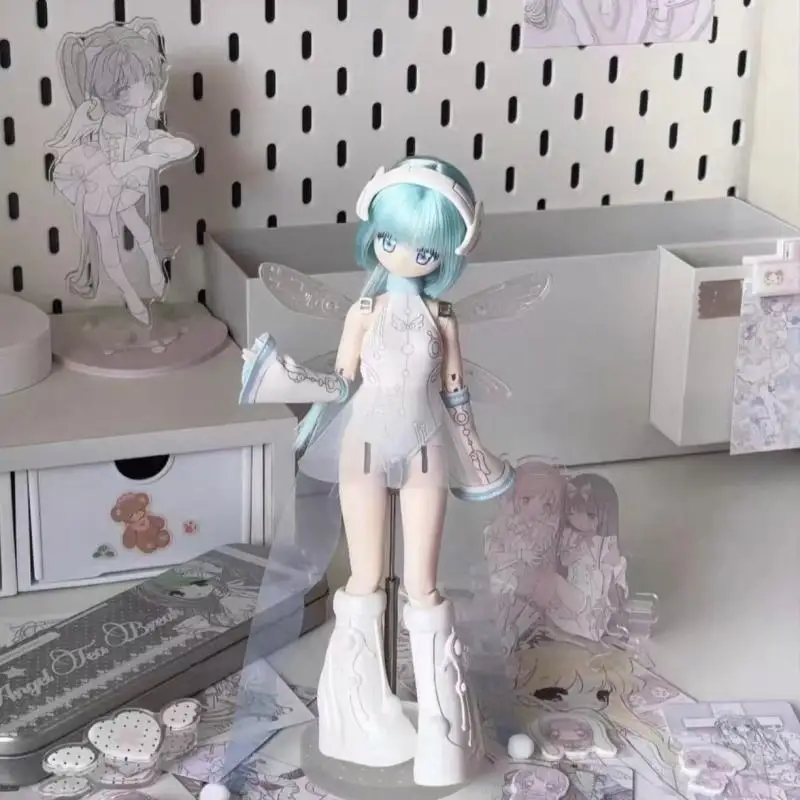 Original Unveiled Door · Xingxi Island OOTD Series [Wave Candy] Hanging Card Special 6 Hair Transplant Movable Doll BJD
