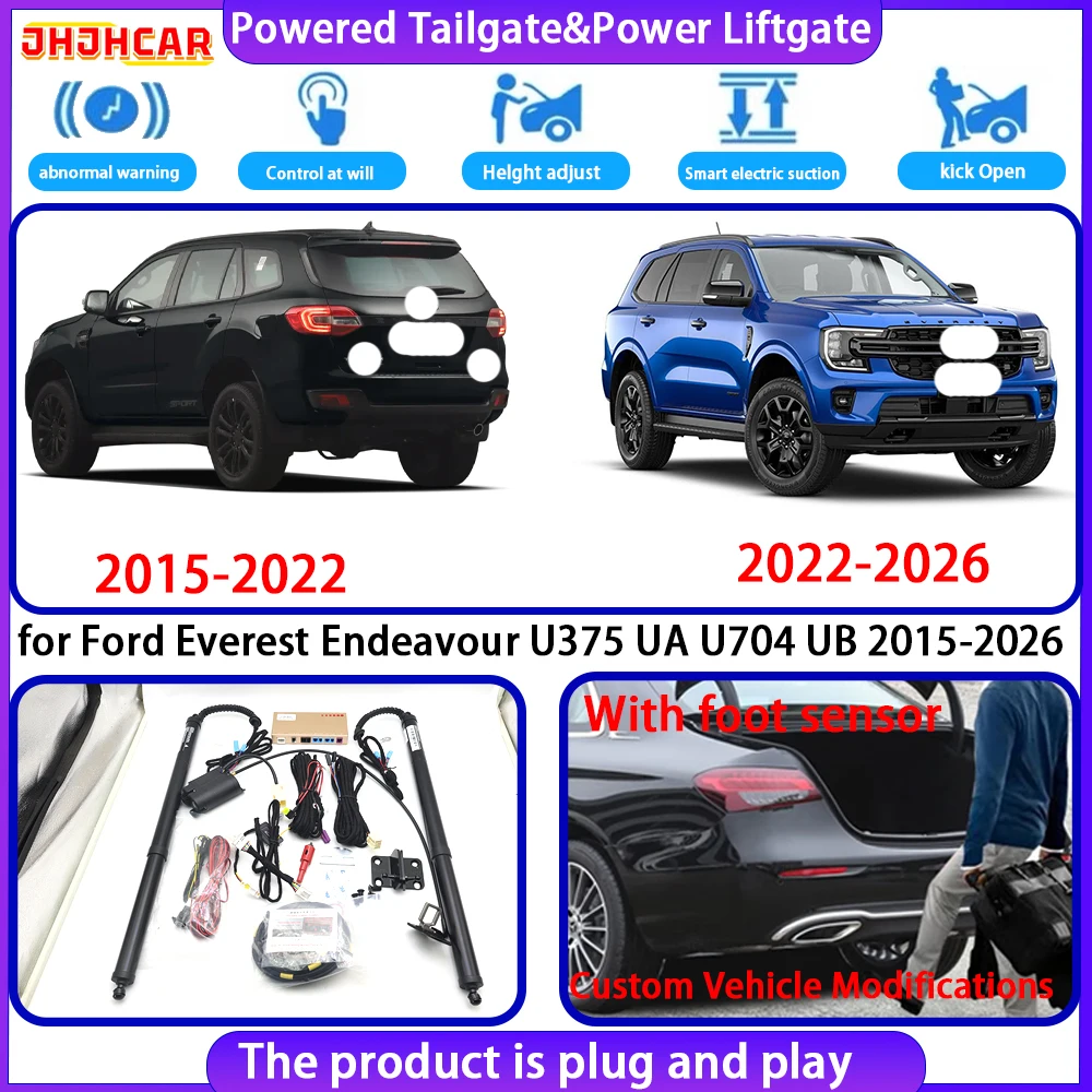 for Ford Everest Endeavour U375 UA U704 UB 2015-2026 Smart Automatic Electric Powered Tailgate Power Liftgate Tailgate System