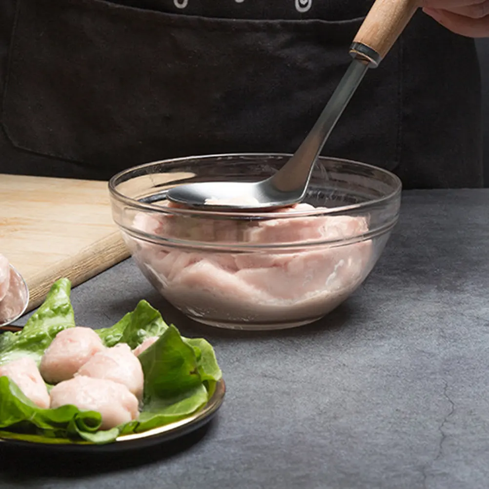 2Pcs Glass Bowl Set and Stylish for Dumpling Filling Salad Snacks and Desserts Mixing Bowls Glass Bowl