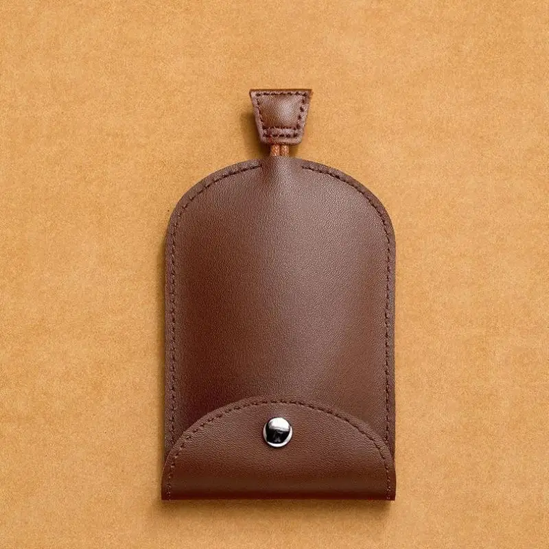 Retro Pull Out Key Holder PU Leather Key Case Portable Keychain Pouch Multi-Functional Mini Coin Purse For Men Women Daily Use view 5