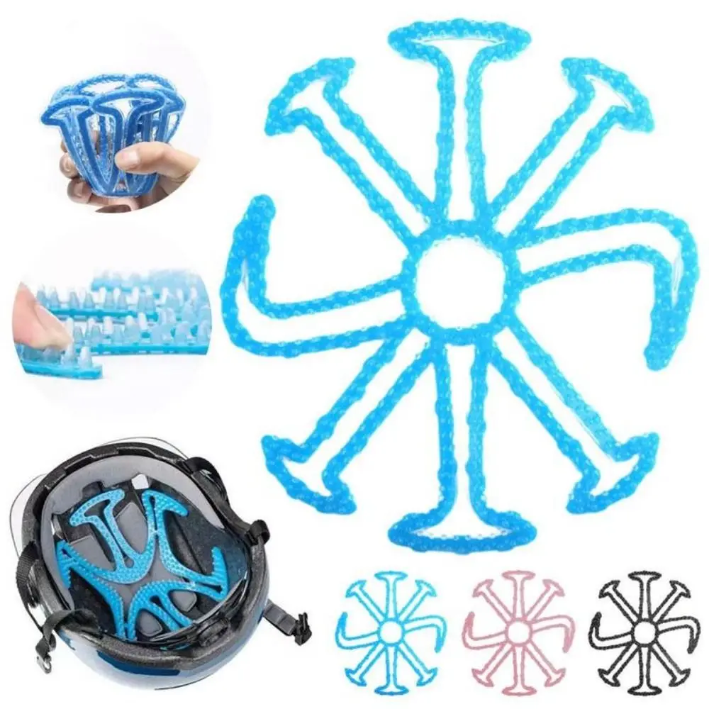 

New Soft Bikes Head Cover Flexible Silicone Liner Cycling Head Cover Replacement Pad Inserts Mats Helmet Accessories