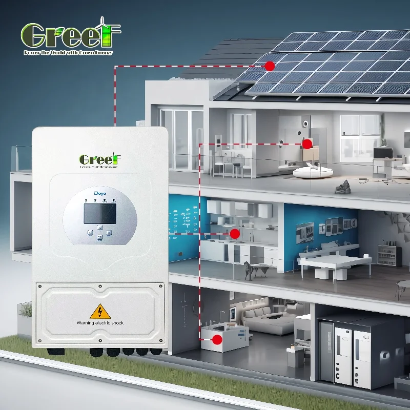 550W PV 10kw Solar Power System Complete Hybrid Set 10kw Solar System Hybrid with Battery Storage