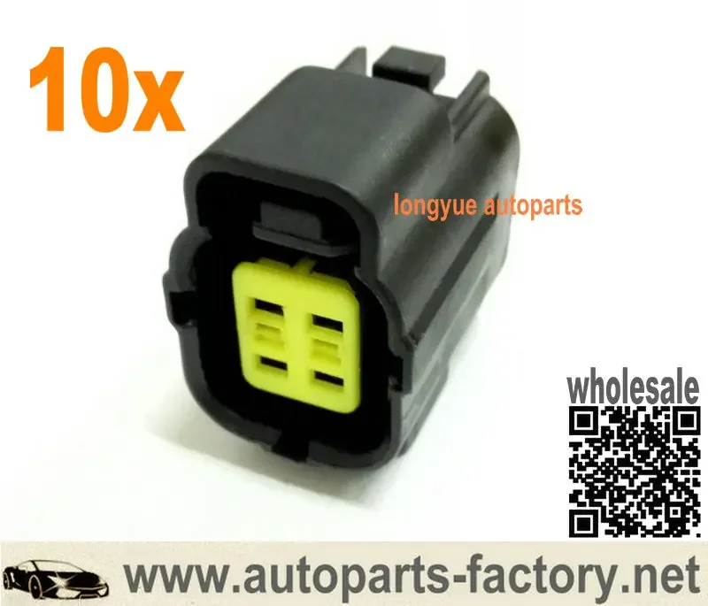 

Longyue, 10 комплектов, 4-контактный разъем Econoseal J серии O2/разъем датчика кислорода