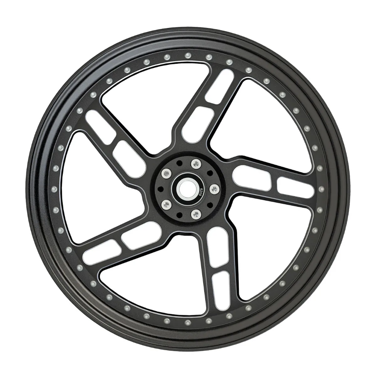 

For Front &Rear Wheel in Black Aluminum Alloy Motorcycle Wheels Rim Accessories