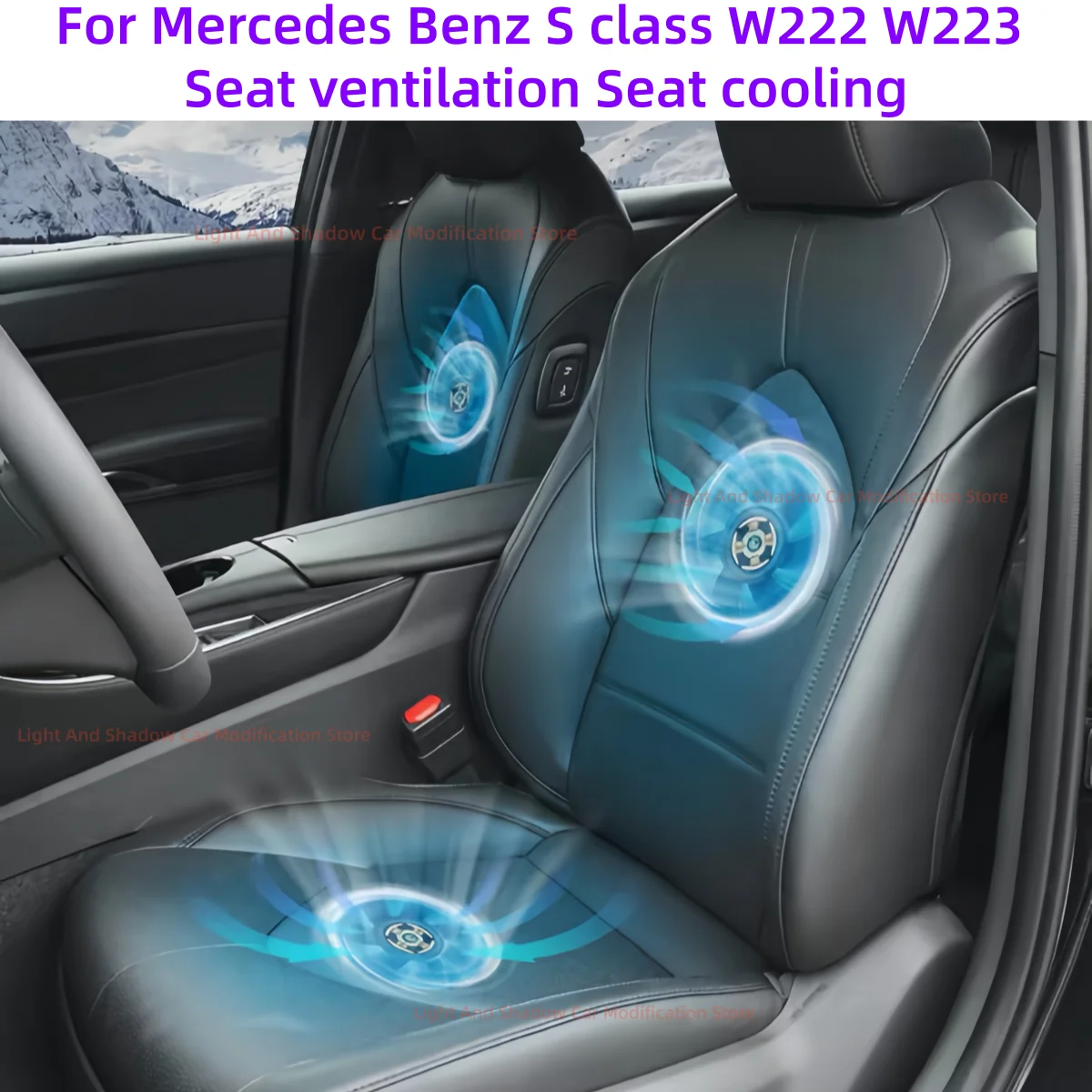 Seat cooling For Mercedes Benz S class W222 W223 Seat ventilation Automobile refit accessories Car appliances Fan Auto parts