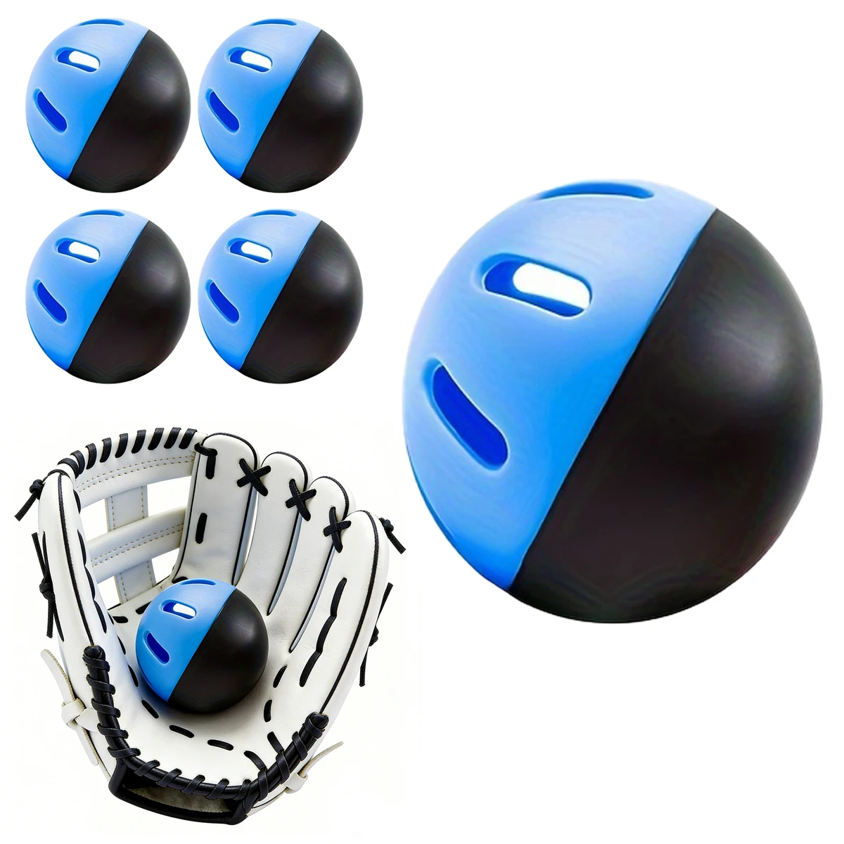 bolas-de-treino-de-beisebol-e-softbol-4-8-pecas--voo-limitado-inquebraveis-para-pratica-interna-e-externa-equipamento-juvenil-novidade-2026