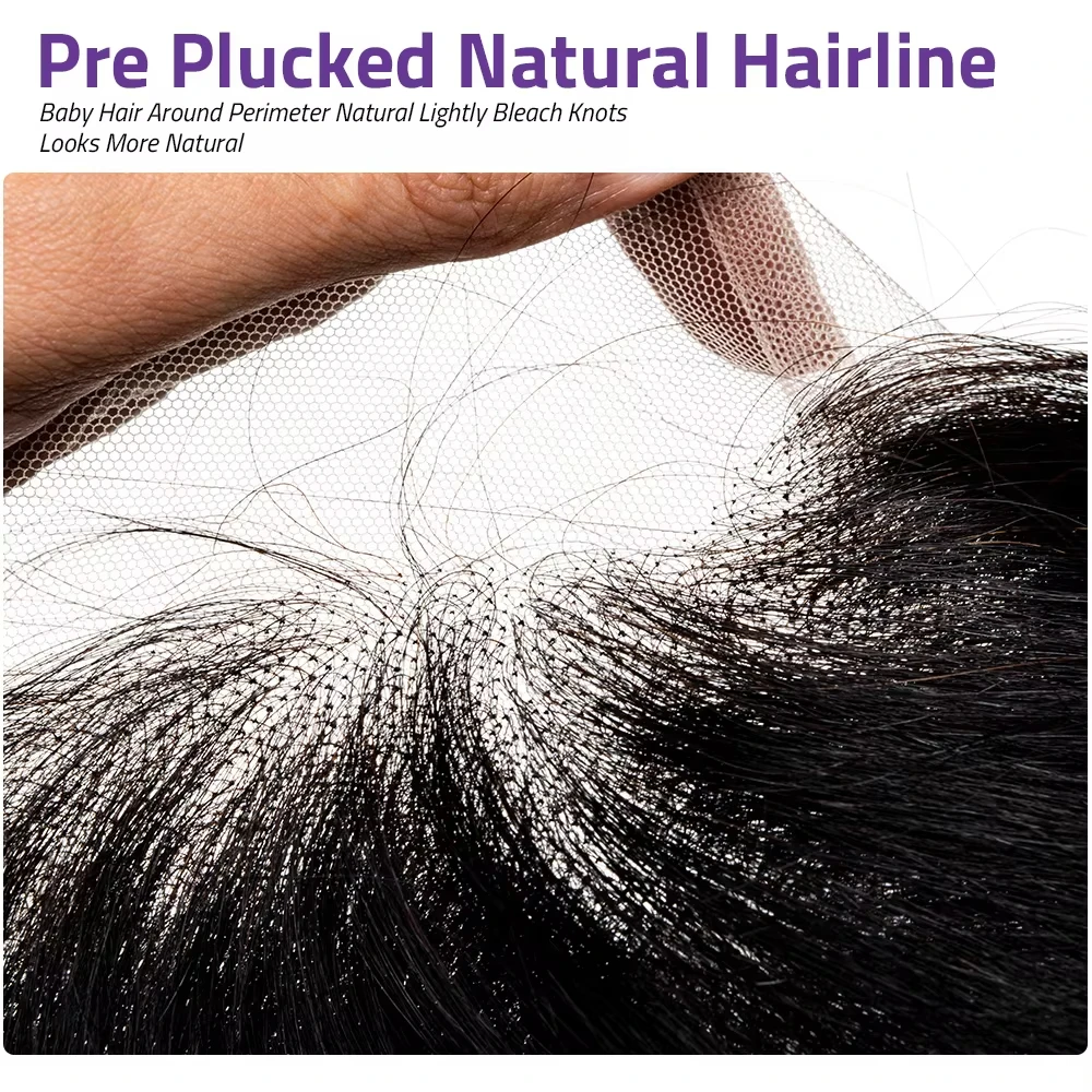 18-42 inch Body Wave 13x4 13x6 HD Transparent Lace Front Human Hair Wig Pre Plucked 200 250 Density Lace Frontal Wigs for Women image 5