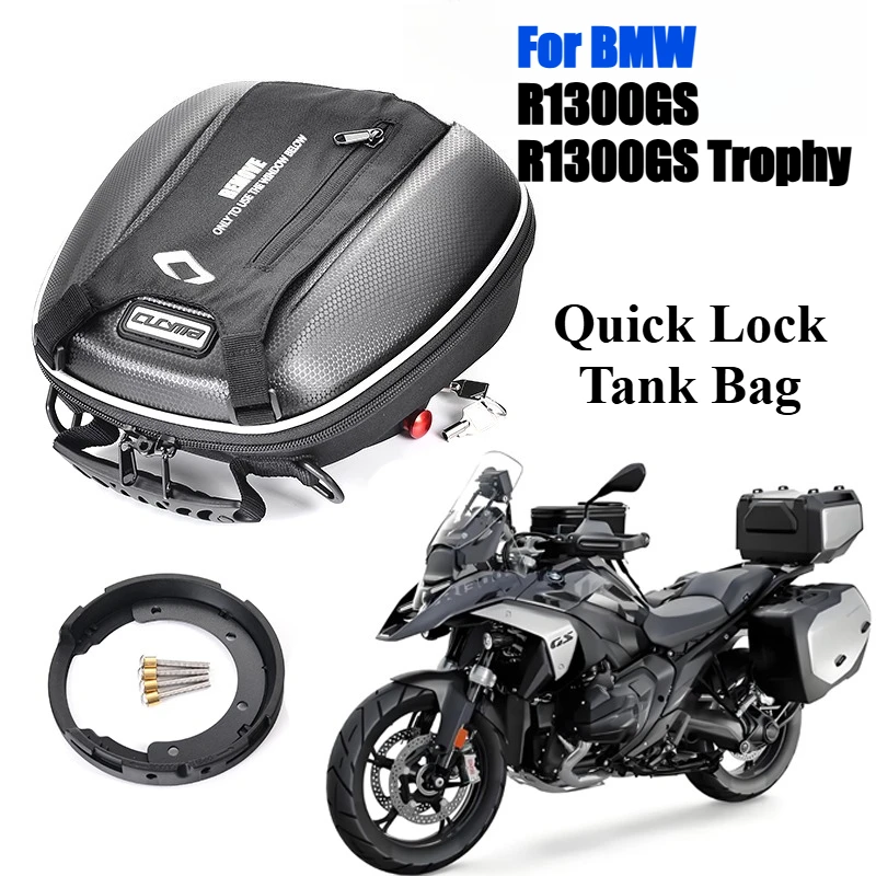 Motorcycle Quick Lock Tank Front Bag Luggage Backpack For BM W R1300GS R1300GS Trophy 2024