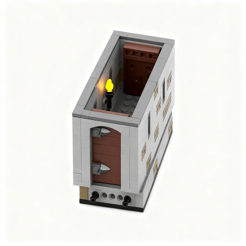 

245pcs MOC Straight Corridor Doors 002 Bricks Dungeons Adventures Castle Model Building Blocks Architecture Toy Christmas Gifts