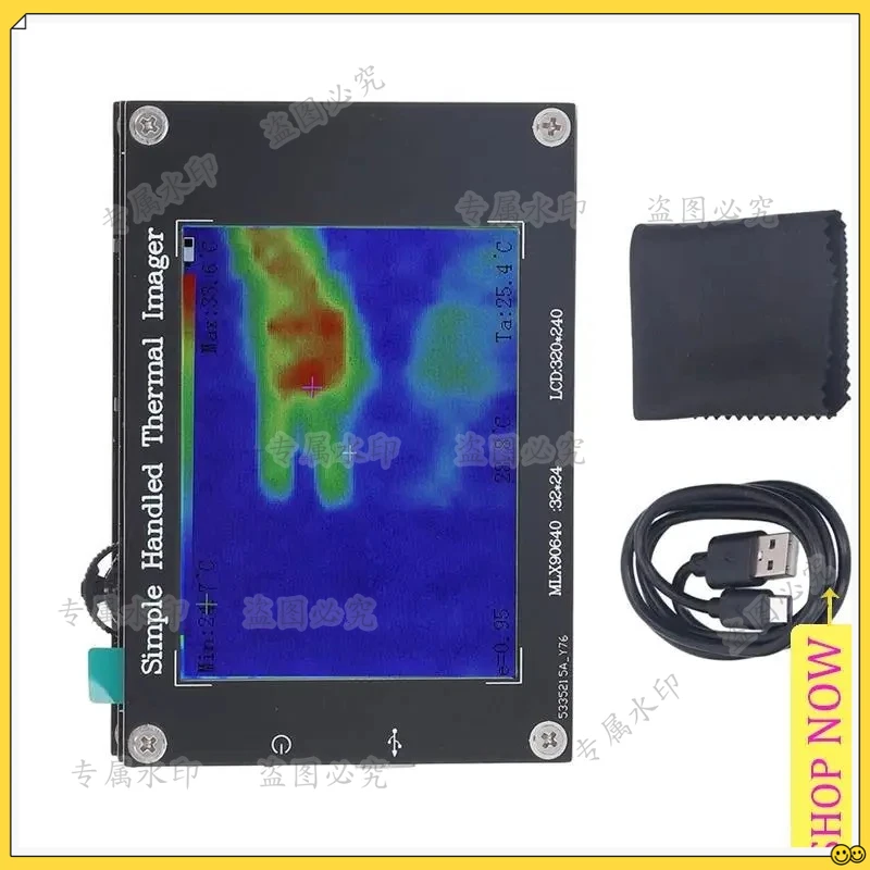 

Especial Professional 7-In-1 Thermal Imager Cam 3.2 Inch Screen Portable Handheld Multifunctional Infrared Thermal Imaging Camer