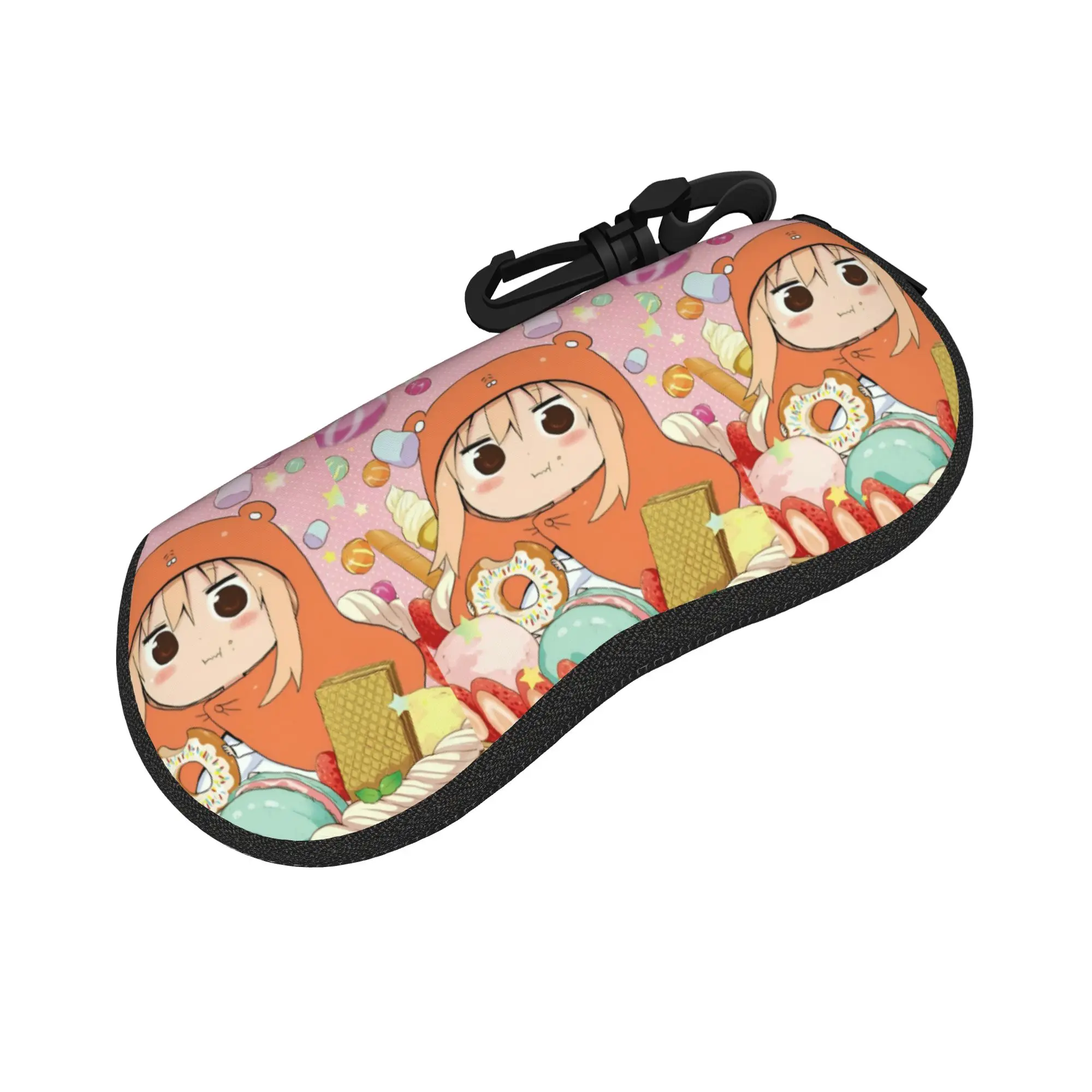 

Custom U-Umarues Comic Eyeglass Glasses Case Men Women Soft Poster Sunglasses Protective Pouch