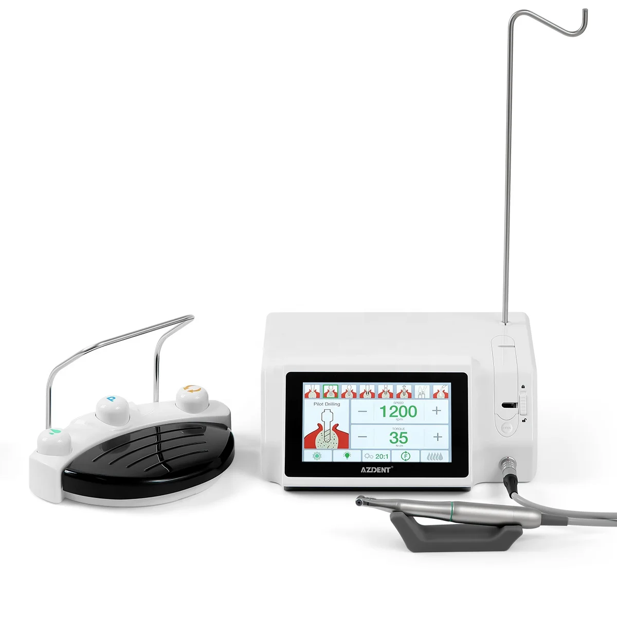 Dental  Optic Motor Equipment with LED Light and Color Touch Screen Implante
