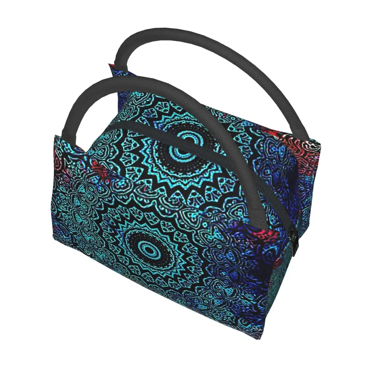 Bohemian Passion Mandala Zen Yoga Meditation Insulated Lunch Bag for School Bento Storage Food Boxes Leakproof Thermal Lunch Box