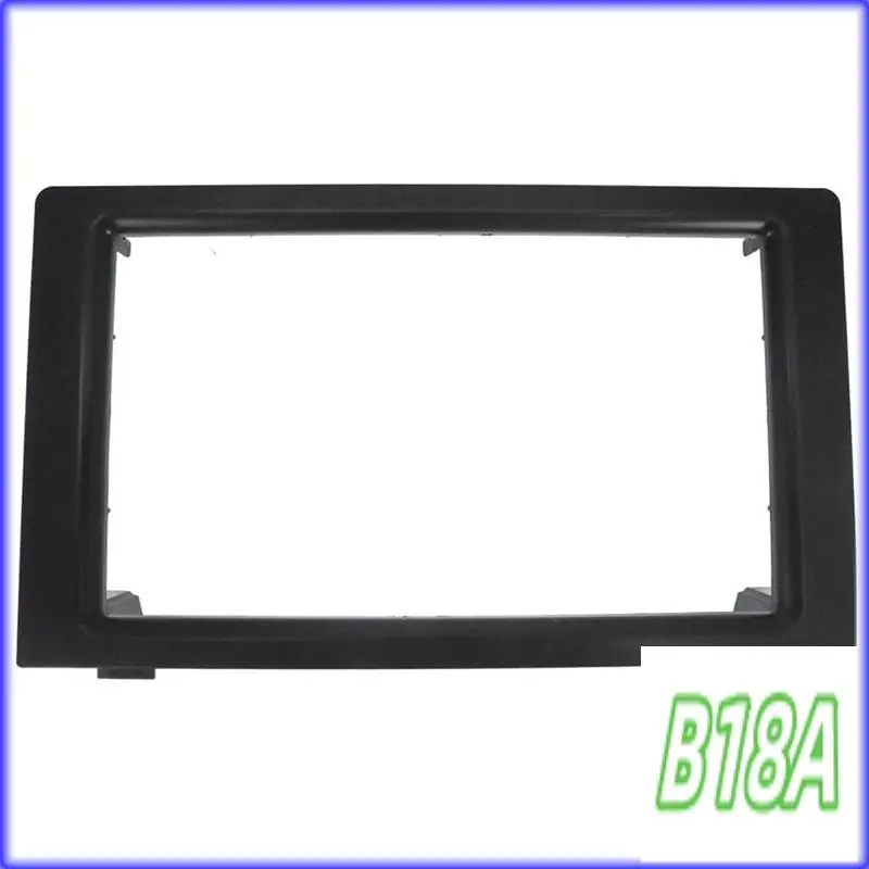 

H5-2 Din Car Radio Stereo Audio Bezel Facia Panel Trim Dash Radio Fascia Multimedia Frame Kit For SAAB 9-3 2007-2011